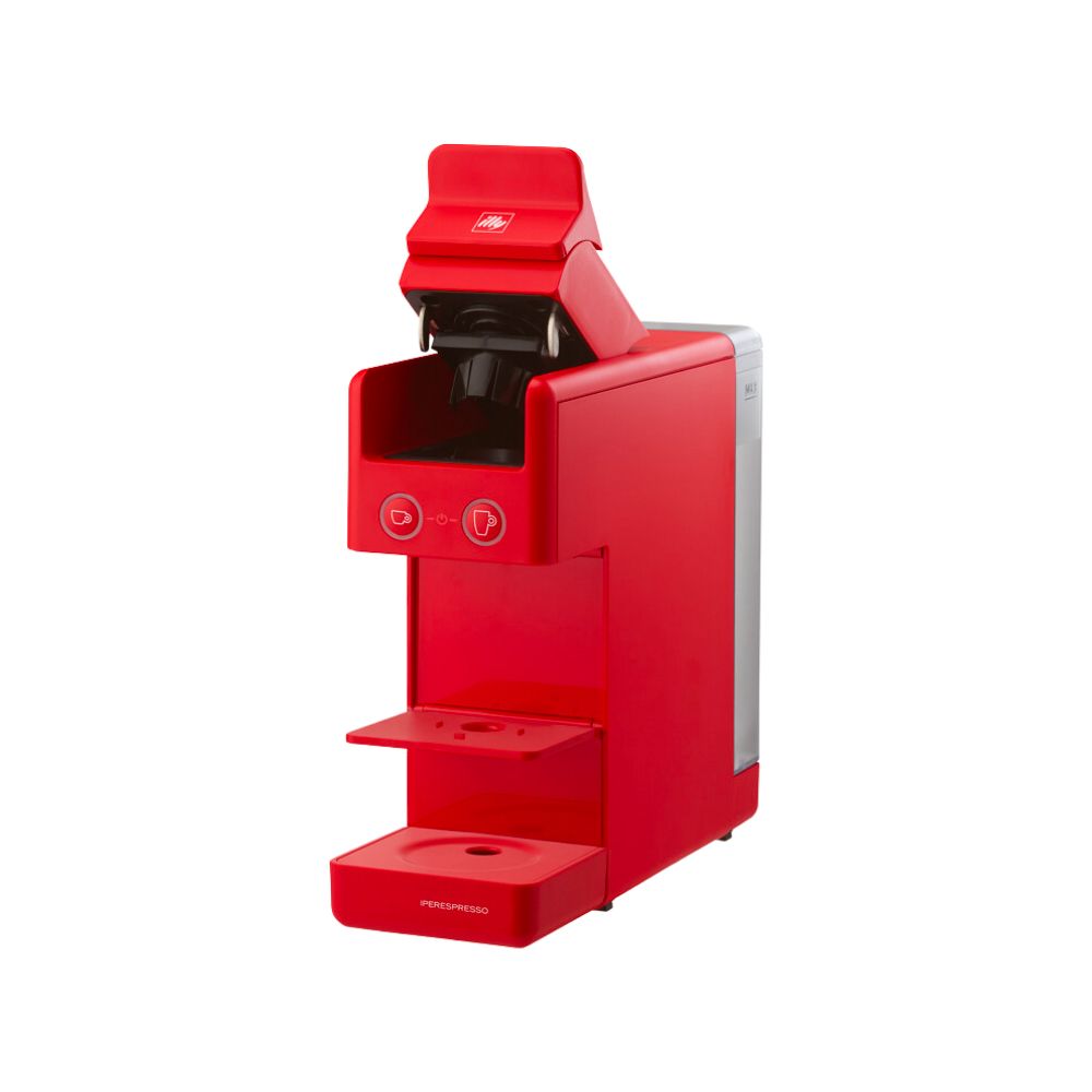 illy Y3.3 iperEspresso Machine - Multi-Brew System, Vibrant Red